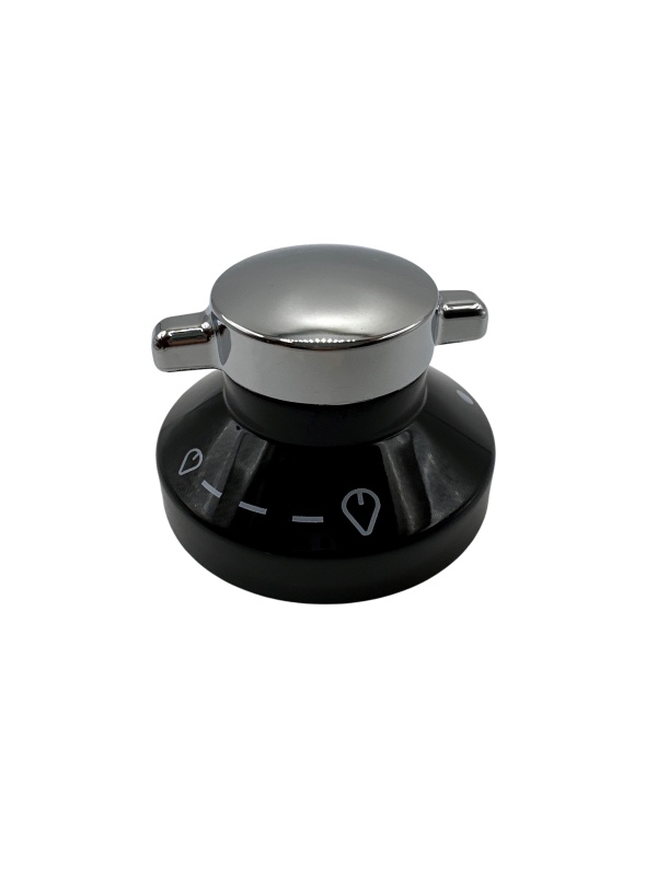 Knob Control Hotplate/Grill Blk/Chr