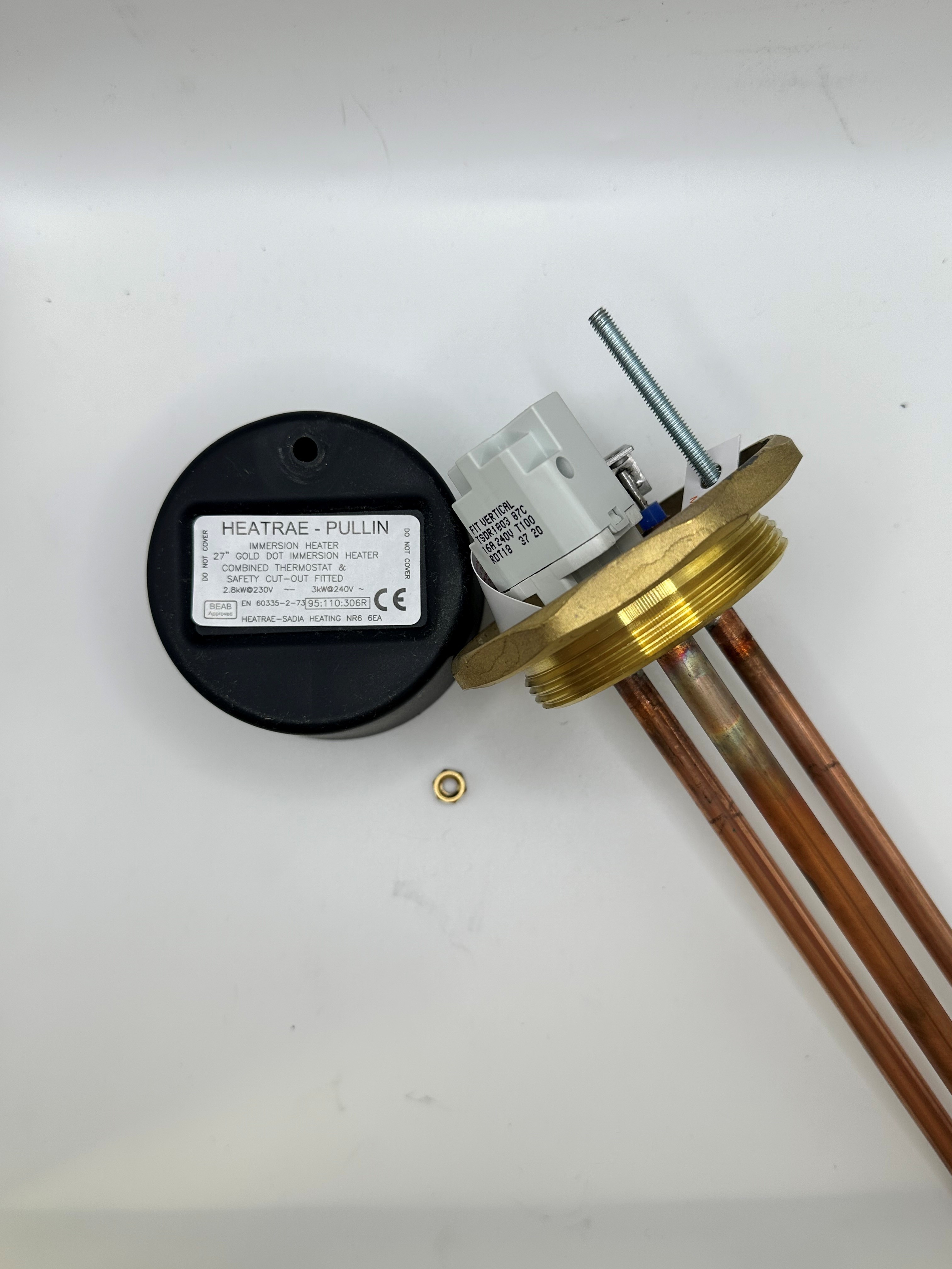 Immersion Heater 27" Gold Dot